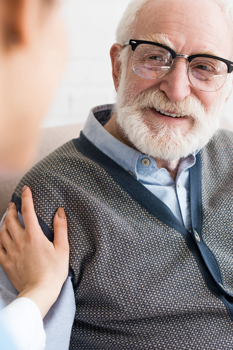 dr helping male patient